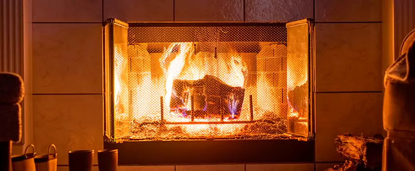 Mendota Hearth Landscape Fireplace Installation in South El Monte, California