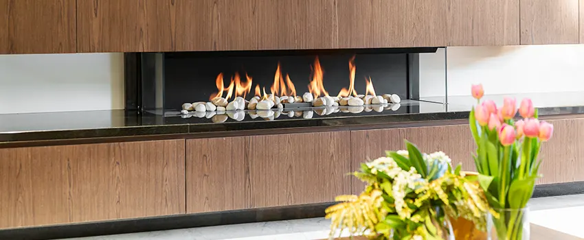 Double-height Fireplace Design Refurbishment in South El Monte, California